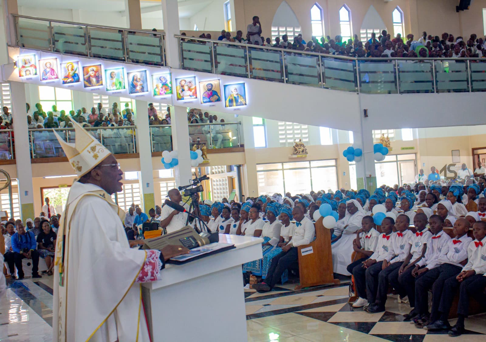 Early parish gatherings at the Makuti church