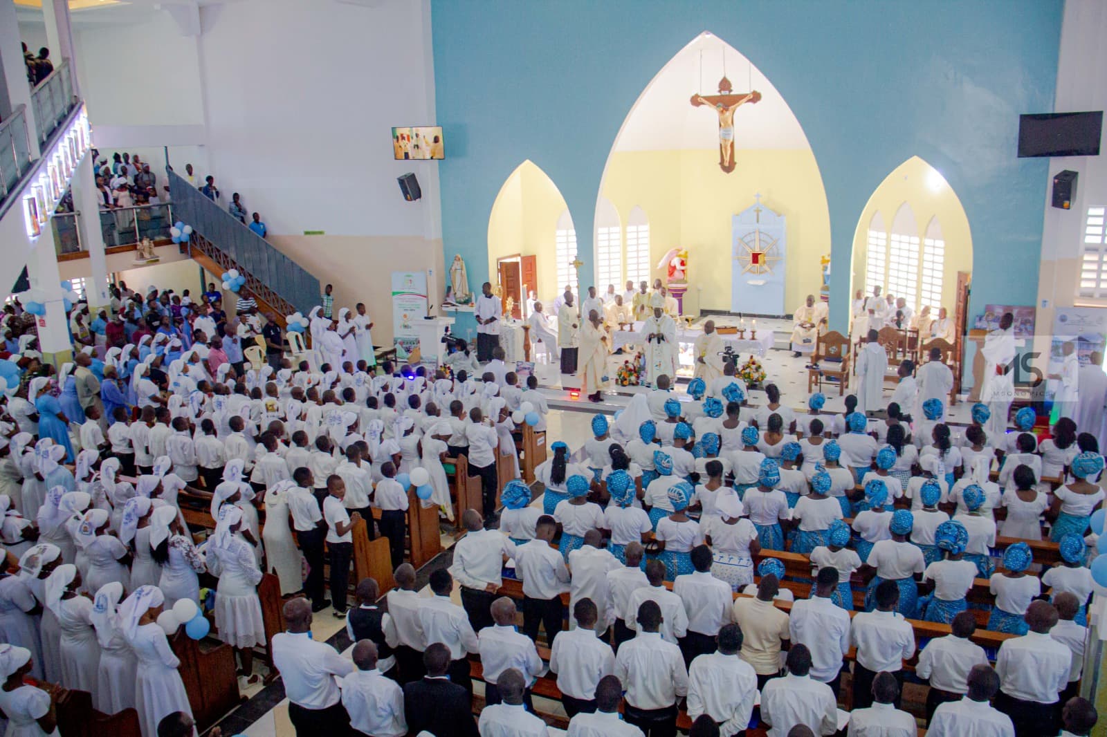 The old church building before renovation